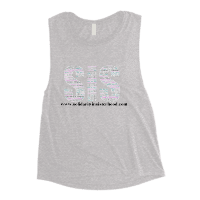 Ladies’ Muscle Tank- promoting the cause- be part of the movement !!