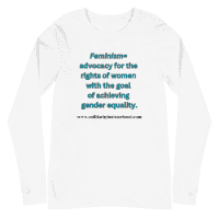 Unisex Long Sleeve Tee- Promoting the cause- be proud and be part of the movement !!