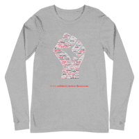 Unisex Long Sleeve Tee- Call to action- we should not forget the fight for equality that women endure- we need to be strong to maintain our rights