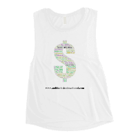 Ladies’ Muscle Tank- The wage gap is real- homelessness and poverty for women is ever present – we need to support each other for a better future !!