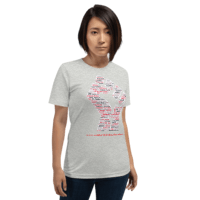 Unisex t-shirt- Call to action- we should not forget the fight for equality that women endure- we need to be strong to maintain our rights
