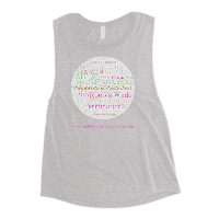 Ladies’ Muscle Tank- The fight for reproductive rights to be solely in the hands of women is ongoing. Promoting and normalising our right to choice !!