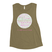 Ladies’ Muscle Tank- The fight for reproductive rights to be solely in the hands of women is ongoing. Promoting and normalising our right to choice !!