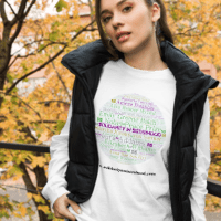 Unisex Long Sleeve Tee- Brilliant, hard working women through the century- be inspired by these names to achieve !!