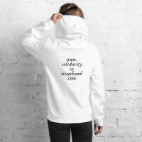 Unisex Hoodie- Promoting the cause- be proud and be part of the movement !!