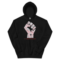 Unisex Hoodie- Call to action- we should not forget the fight for equality that women endure- we need to be strong to maintain our rights