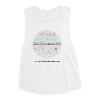 Ladies’ Muscle Tank- Brilliant, hard working women through the century- be inspired by these names to achieve !!