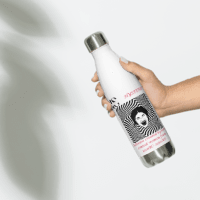 Stainless steel water bottle- Reminding us of the term that oppressed female power throughout the centuries- continuing the fight for equality in health care.