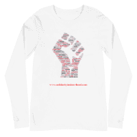 Unisex Long Sleeve Tee- Call to action- we should not forget the fight for equality that women endure- we need to be strong to maintain our rights