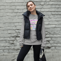 Unisex Long Sleeve Tee- Power and beauty- celebrate and be strong – a symbol of modern feminism.