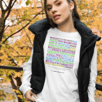 Unisex Long Sleeve Tee- Promoting linguistic reclamation- taking back terms from the patriarchy- all archetypes are beautiful !!