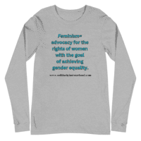 Unisex Long Sleeve Tee- Promoting the cause- be proud and be part of the movement !!