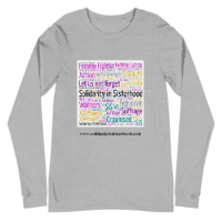 Unisex Long Sleeve Tee- Power and beauty- celebrate and be strong – a symbol of modern feminism.