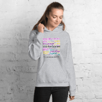 Unisex Hoodie- Power and beauty- celebrate and be strong – a symbol of modern feminism.