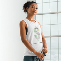 Ladies’ Muscle Tank- The wage gap is real- homelessness and poverty for women is ever present – we need to support each other for a better future !!