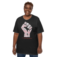 Unisex t-shirt- Call to action- we should not forget the fight for equality that women endure- we need to be strong to maintain our rights