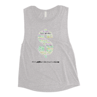 Ladies’ Muscle Tank- The wage gap is real- homelessness and poverty for women is ever present – we need to support each other for a better future !!