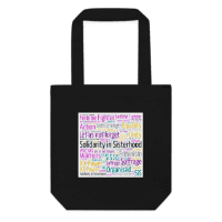 Cotton tote bag-Power and beauty- celebrate and be strong – a symbol of modern feminism.