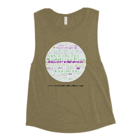 Ladies’ Muscle Tank- Brilliant, hard working women through the century- be inspired by these names to achieve !!