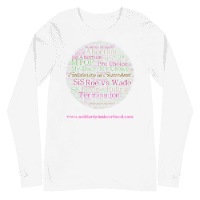 Unisex Long Sleeve Tee- The fight for reproductive rights to be solely in the hands of women is ongoing. Promoting and normalising our right to choice !!